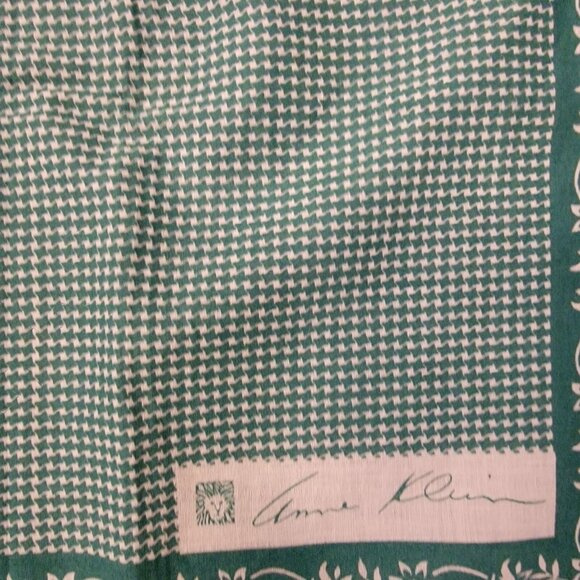 Vintage Anne Klein Scarf Square Polyester‎ Scarf 26 In Square - Picture 2 of 4
